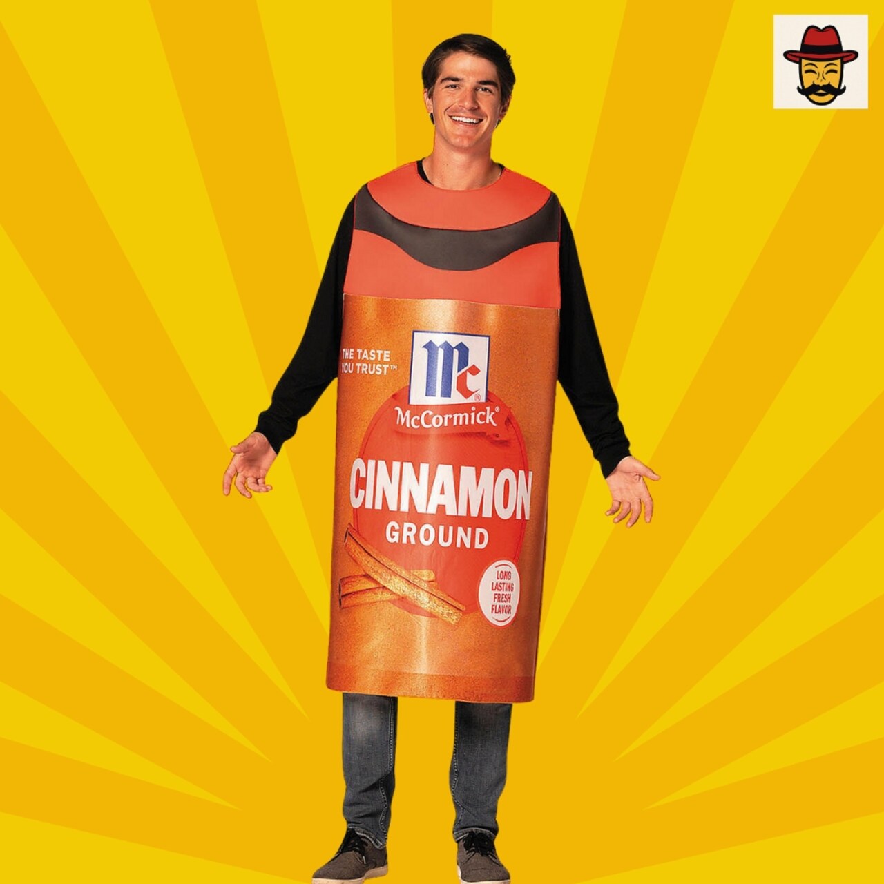 McCormick Cinnamon Spice Costume Funny Food Bottle Tunic
